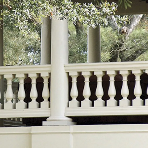 Dixie Pacific interior columns and balustrade