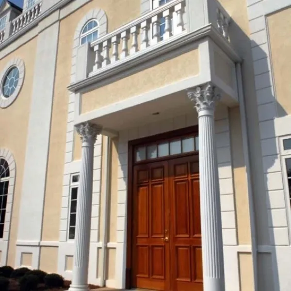 Exterior column and porch detail