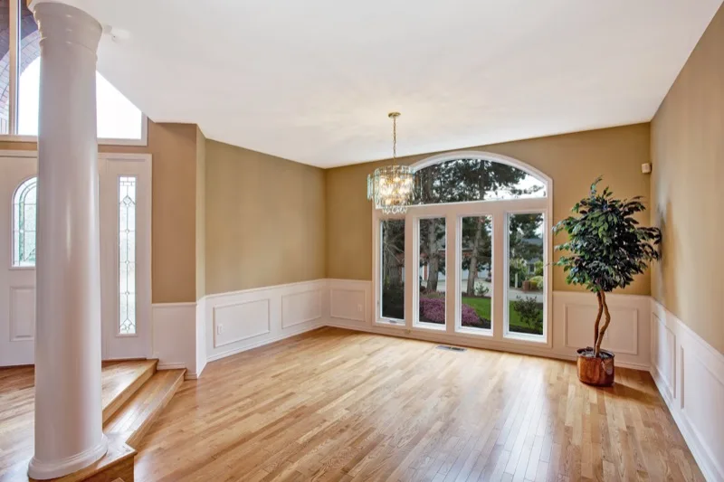 Luxury home interior showcasing premium millwork
